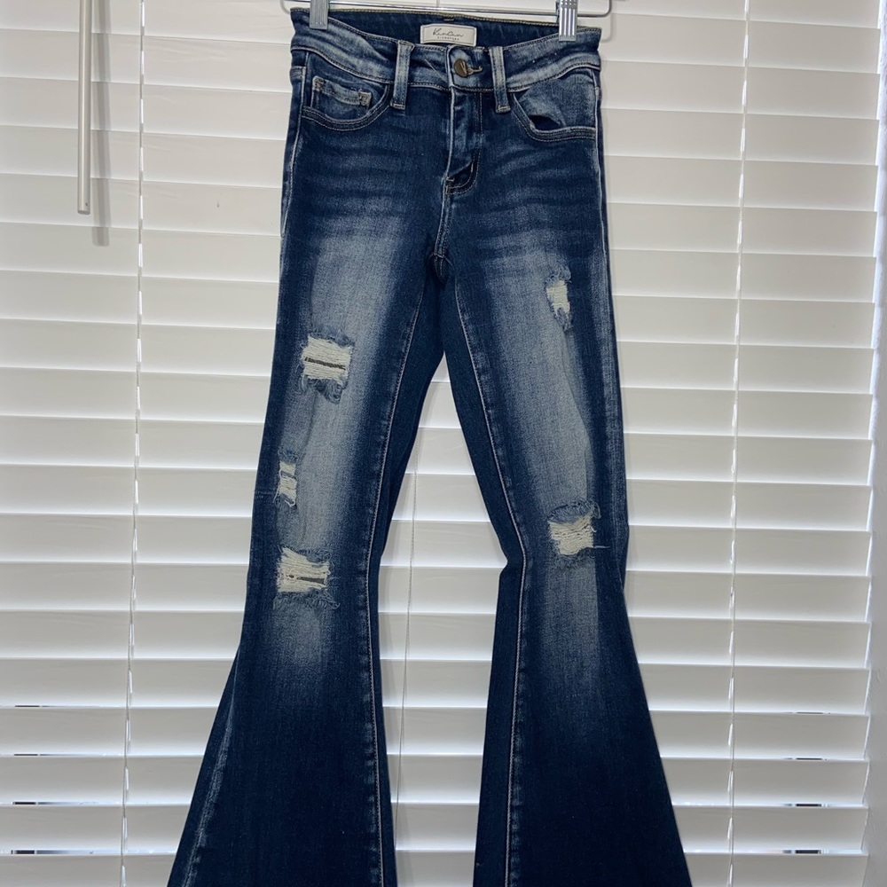 Buckle KanCan mid-rise flare bell bottom jeans